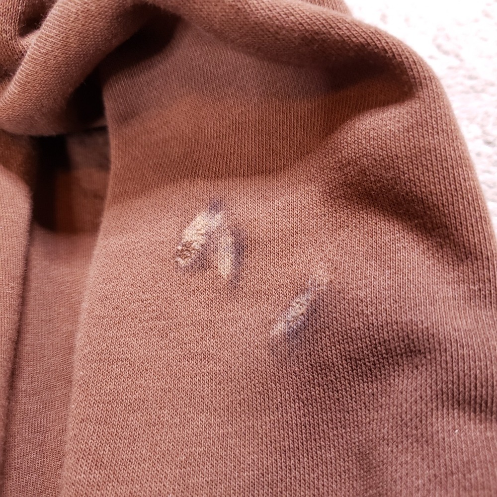 Nike Sweatsuit Women XL Brown Cropped Oversize Hoodie Sweatshirt Jogger Set READ - Picture 9 of 16